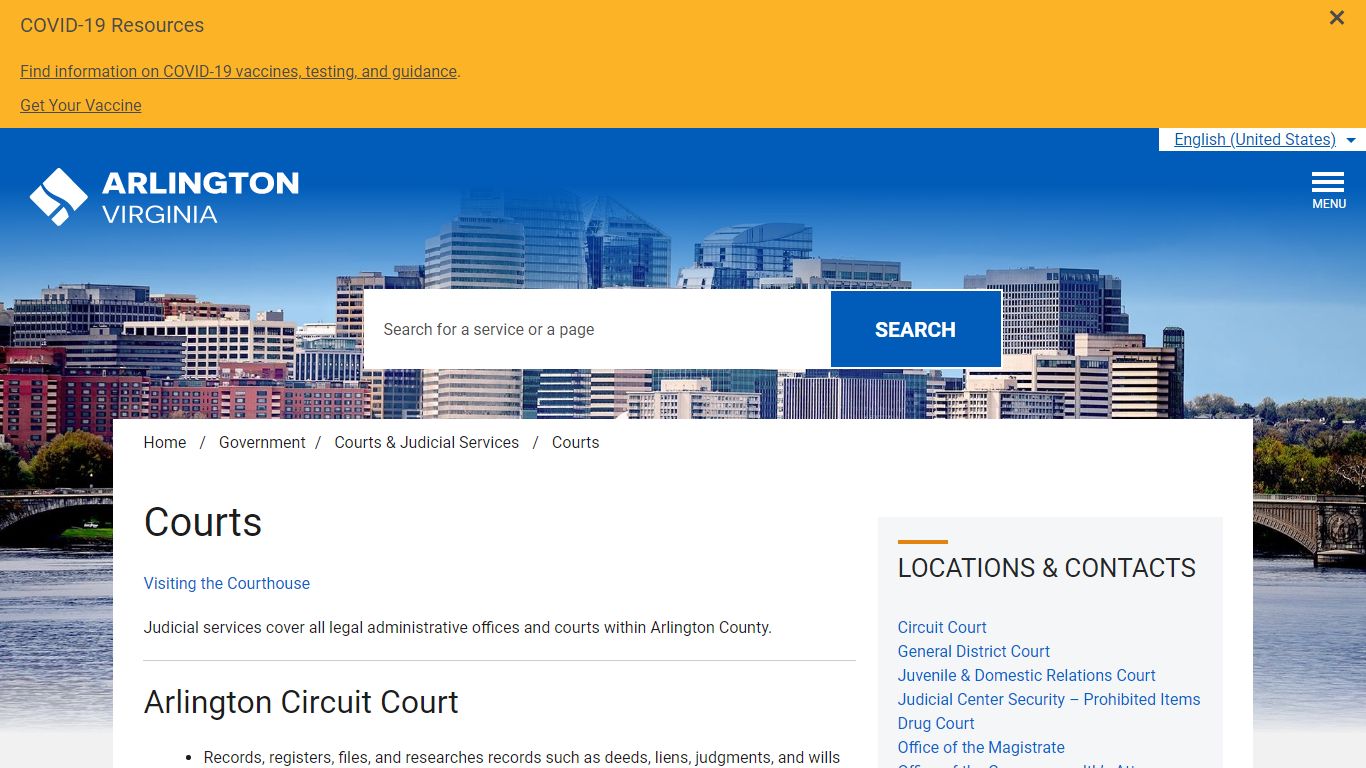 Courts – Official Website of Arlington County Virginia Government