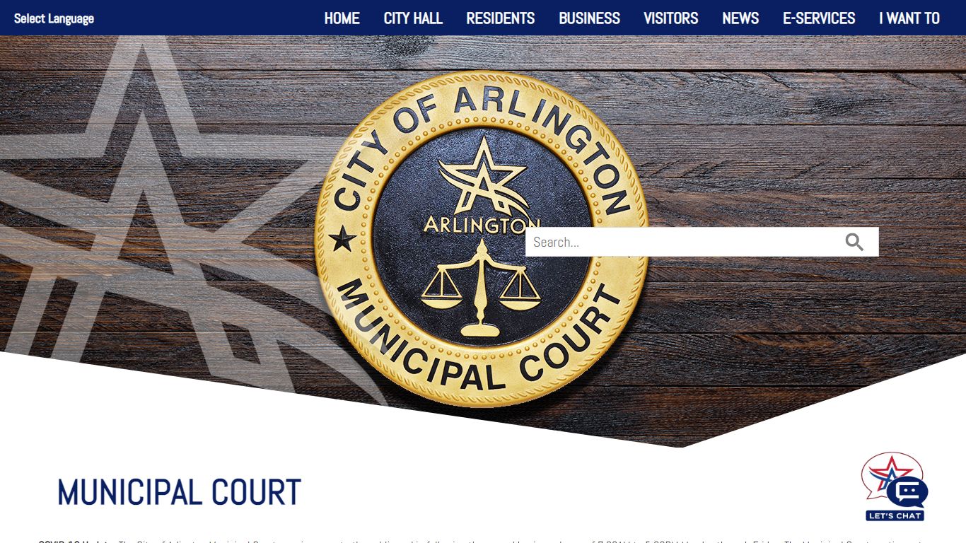 Municipal Court - City of Arlington